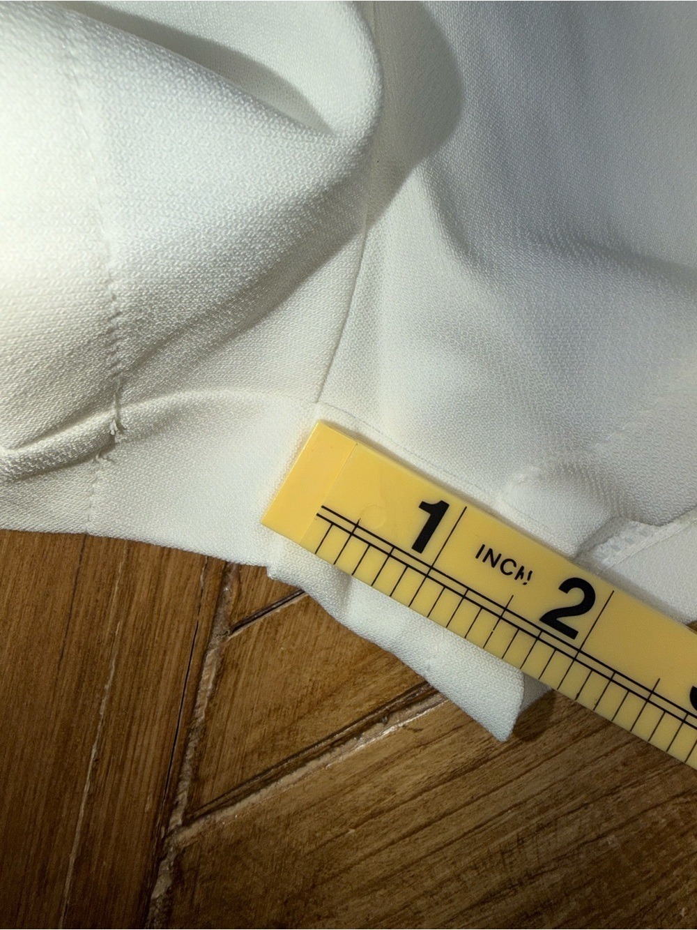 Stylenanda 3CE Boutique Pleated Wrap Skort Size Small Cream Ivory Pockets Zipper - Picture 10 of 12